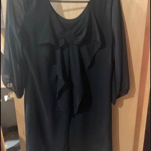 Black dress with bow on back